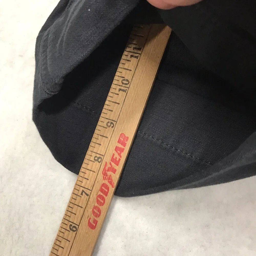 NWT ABERCROMBIE & FITCH Loose Pant Men 36x30 (hemmed to 27) Black Baggy Chino